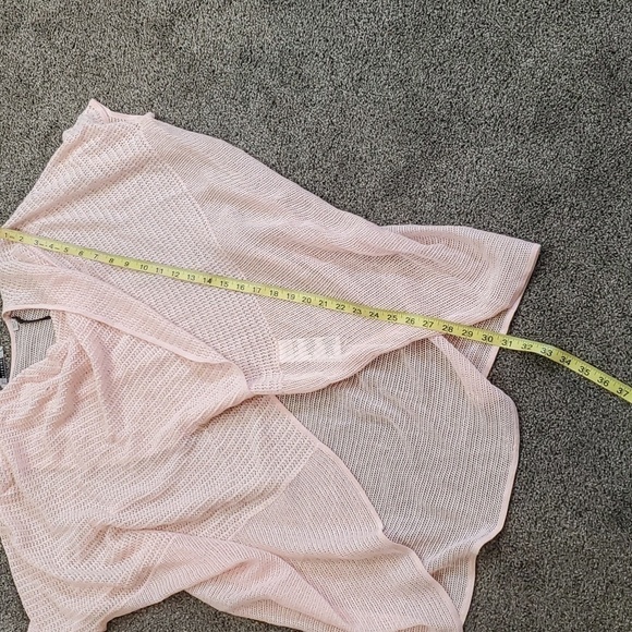 NWT AllSaints ITAT Twist Tee Candy Pink Sweater poncho sz XS - Picture 8 of 10